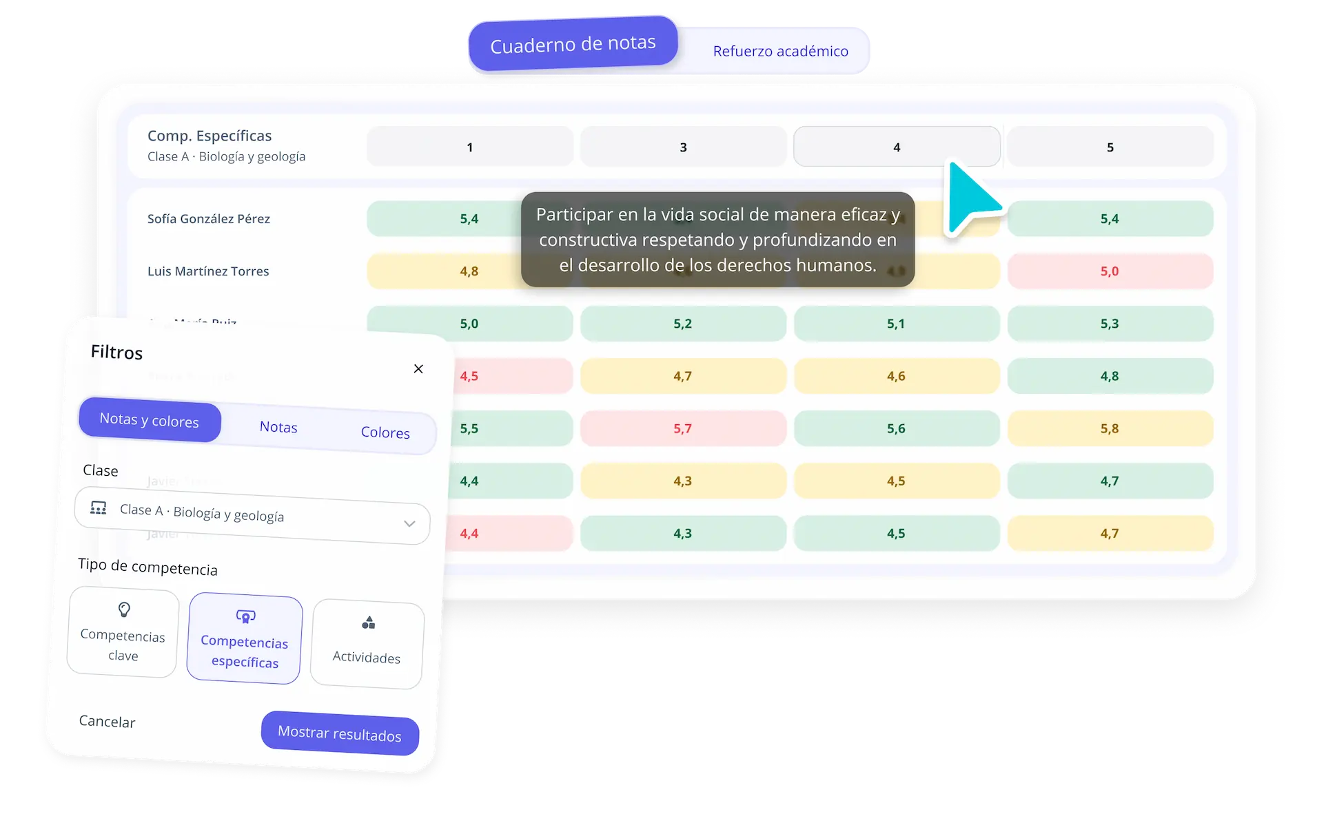 Imagen de la sección de acompañamiento