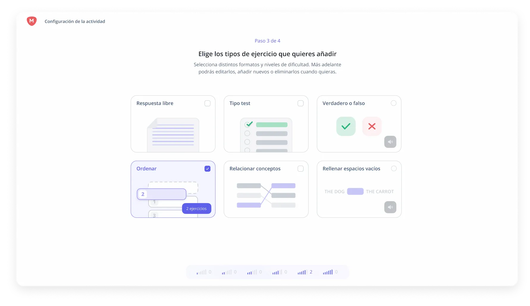 Imagen de la sección de creación de contenidos